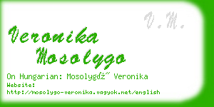 veronika mosolygo business card